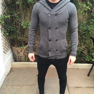 All Saints Zlotti Men’s Hooded Cardigan